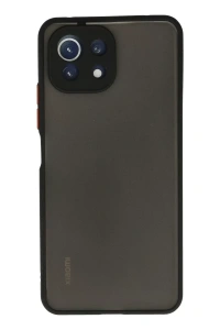 Xiaomi Mİ 11 Lite Kılıf Montreal Silikon Kapak - Siyah