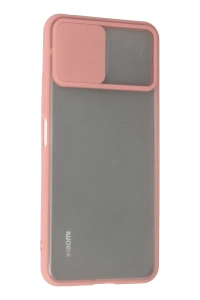 Xiaomi Mİ 11 Lite Kılıf Palm Buzlu Kamera Sürgülü Silikon - Pembe