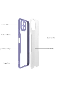 Xiaomi Mİ 11 Lite Kılıf Platin Silikon - Pembe