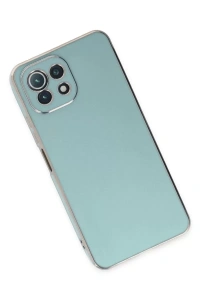 Xiaomi Mİ 11 Lite Kılıf Volet Silikon - Açık Yeşil