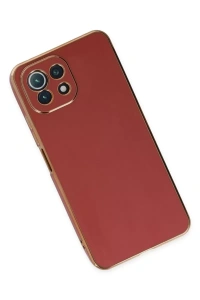 Xiaomi Mİ 11 Lite Kılıf Volet Silikon - Kırmızı