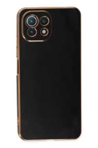 Xiaomi Mİ 11 Lite Kılıf Volet Silikon - Siyah