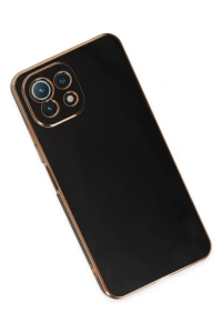 Xiaomi Mİ 11 Lite Kılıf Volet Silikon - Siyah