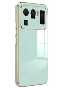Xiaomi Mi 11 Ultra Kılıf Volet Silikon - Açık Yeşil