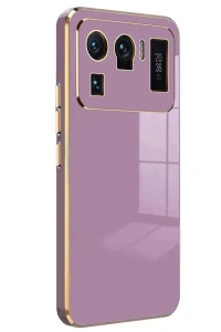Xiaomi Mi 11 Ultra Kılıf Volet Silikon - Mor
