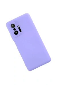 Xiaomi Mi 11T Pro Kılıf Nano içi Kadife Silikon - Lila