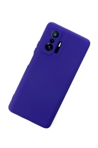 Xiaomi Mi 11T Pro Kılıf Nano içi Kadife Silikon - Mor