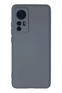 Xiaomi Mi 12 Kılıf Nano içi Kadife Silikon - Gri