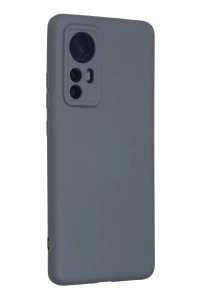 Xiaomi Mi 12 Kılıf Nano içi Kadife Silikon - Gri