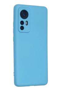 Xiaomi Mi 12 Kılıf Nano içi Kadife Silikon - Mavi