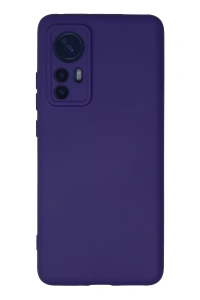Xiaomi Mi 12 Kılıf Nano içi Kadife Silikon - Mor