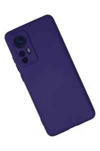 Xiaomi Mi 12 Kılıf Nano içi Kadife Silikon - Mor