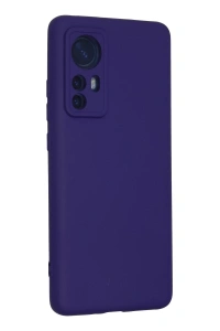 Xiaomi Mi 12 Kılıf Nano içi Kadife Silikon - Mor