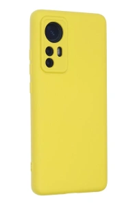 Xiaomi Mi 12 Kılıf Nano içi Kadife Silikon - Sarı