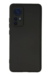 Xiaomi Mi 12 Kılıf Nano içi Kadife Silikon - Siyah
