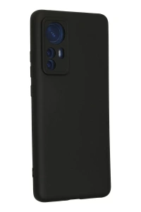 Xiaomi Mi 12 Kılıf Nano içi Kadife Silikon - Siyah
