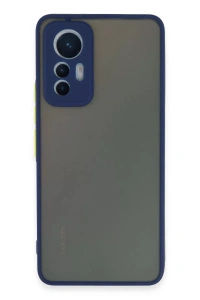 Xiaomi Mi 12 Lite Kılıf Montreal Silikon Kapak - Lacivert