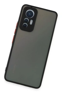 Xiaomi Mi 12 Lite Kılıf Montreal Silikon Kapak - Siyah