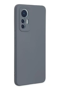 Xiaomi Mi 12 Lite Kılıf Nano içi Kadife Silikon - Gri