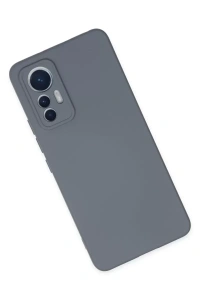 Xiaomi Mi 12 Lite Kılıf Nano içi Kadife Silikon - Gri
