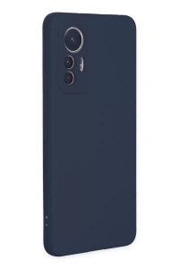 Xiaomi Mi 12 Lite Kılıf Nano içi Kadife Silikon - Lacivert