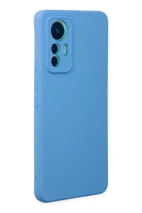 Xiaomi Mi 12 Lite Kılıf Nano içi Kadife Silikon - Mavi
