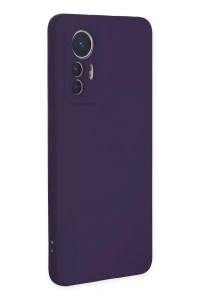 Xiaomi Mi 12 Lite Kılıf Nano içi Kadife Silikon - Mor