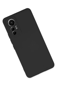 Xiaomi Mi 12 Lite Kılıf Nano içi Kadife Silikon - Siyah