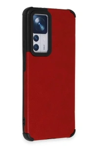 Xiaomi Mi 12T Kılıf Loop Deri Silikon - Kırmızı