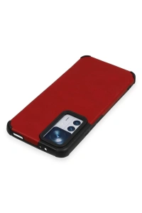 Xiaomi Mi 12T Kılıf Loop Deri Silikon - Kırmızı