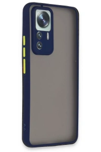 Xiaomi Mi 12T Pro Kılıf Montreal Silikon Kapak - Lacivert