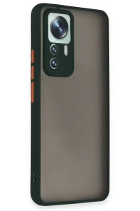 Xiaomi Mi 12T Pro Kılıf Montreal Silikon Kapak - Yeşil