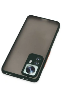 Xiaomi Mi 12T Pro Kılıf Montreal Silikon Kapak - Yeşil