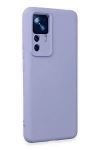 Xiaomi Mi 12T Pro Kılıf Nano içi Kadife Silikon - Lila