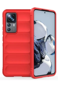 Xiaomi Mi 12T Pro Kılıf Optimum Silikon - Kırmızı