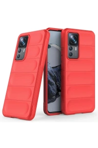 Xiaomi Mi 12T Pro Kılıf Optimum Silikon - Kırmızı