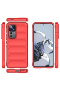 Xiaomi Mi 12T Pro Kılıf Optimum Silikon - Kırmızı
