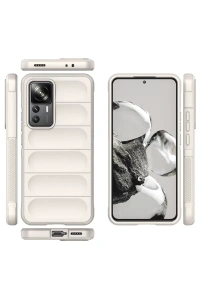 Xiaomi Mi 12T Pro Kılıf Optimum Silikon - Krem