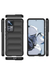 Xiaomi Mi 12T Pro Kılıf Optimum Silikon - Siyah