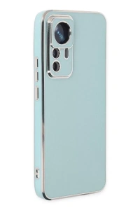 Xiaomi Mi 12T Pro Kılıf Volet Silikon - Açık Yeşil