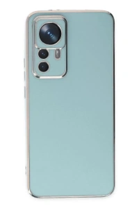 Xiaomi Mi 12T Pro Kılıf Volet Silikon - Açık Yeşil