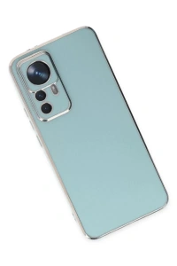 Xiaomi Mi 12T Pro Kılıf Volet Silikon - Açık Yeşil