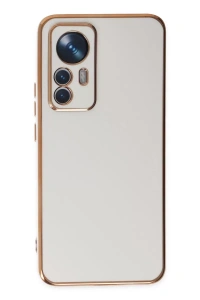 Xiaomi Mi 12T Pro Kılıf Volet Silikon - Beyaz