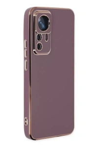 Xiaomi Mi 12T Pro Kılıf Volet Silikon - Mor