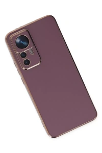 Xiaomi Mi 12T Pro Kılıf Volet Silikon - Mor