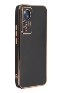 Xiaomi Mi 12T Pro Kılıf Volet Silikon - Siyah