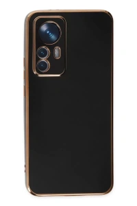 Xiaomi Mi 12T Pro Kılıf Volet Silikon - Siyah