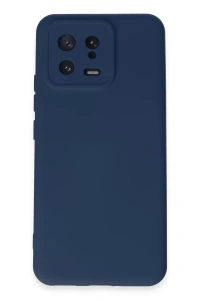 Xiaomi Mi 13 Kılıf Nano içi Kadife Silikon - Lacivert