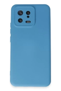 Xiaomi Mi 13 Kılıf Nano içi Kadife Silikon - Mavi