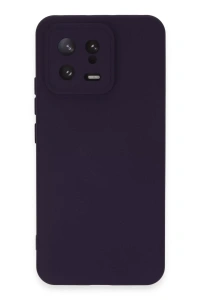 Xiaomi Mi 13 Kılıf Nano içi Kadife Silikon - Mor